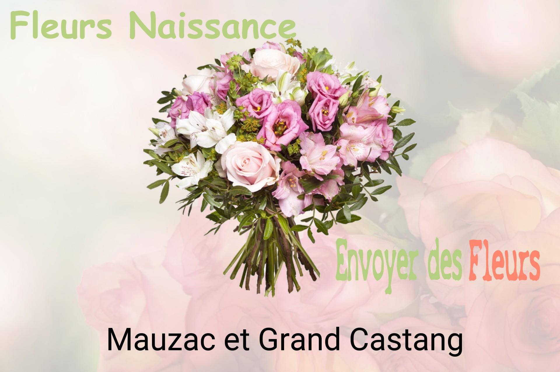 Bouquet de fleurs de naissance livré à Mauzac-et-Grand-Castang